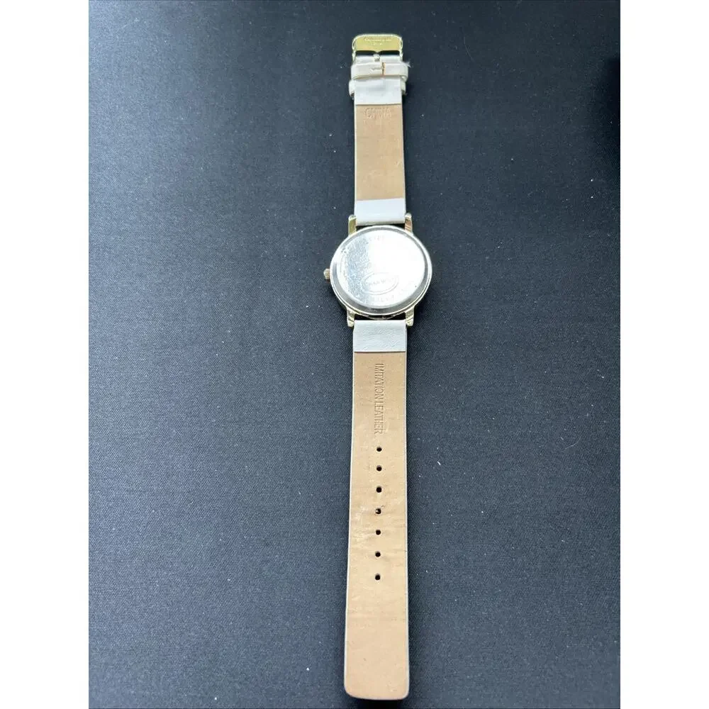 Geneva Green And White Dial Gold Tone Case Women’s Quartz Watch